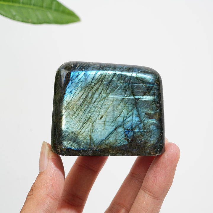 Unique,Natural Crystal Labradorite Ornament