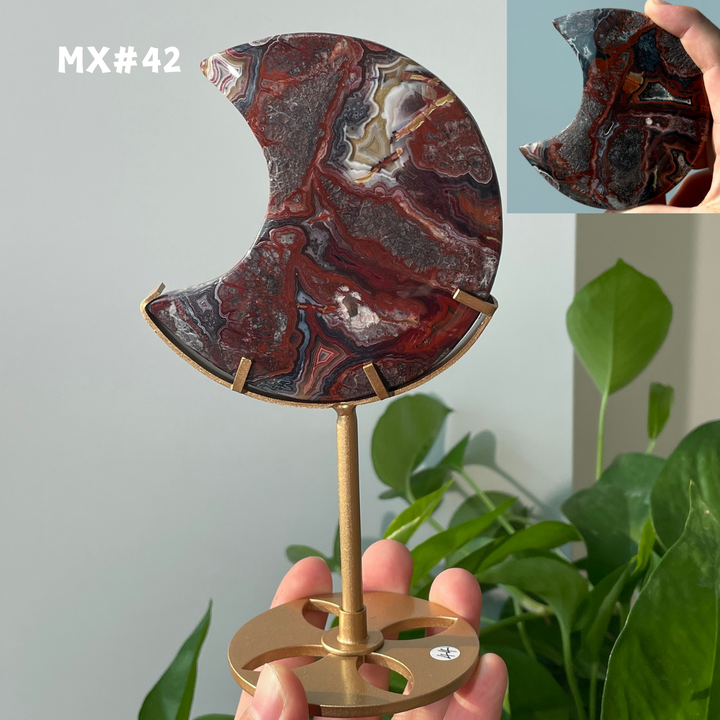 Unique, Mexican Agate Moon