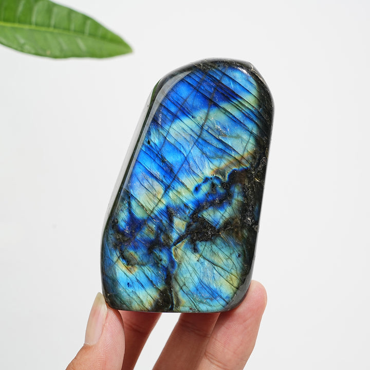 Unique,Natural Crystal Labradorite Ornament