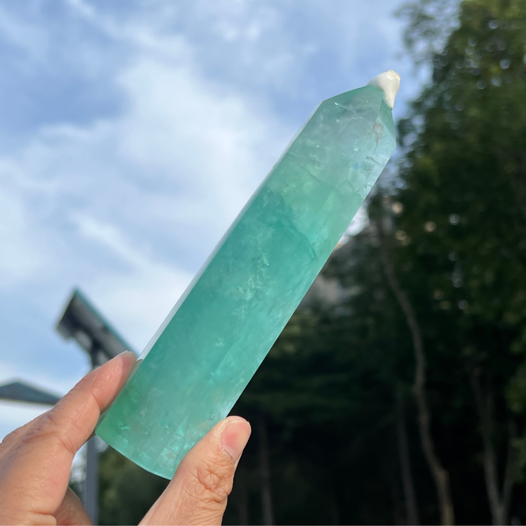 Green Fluorite Tower