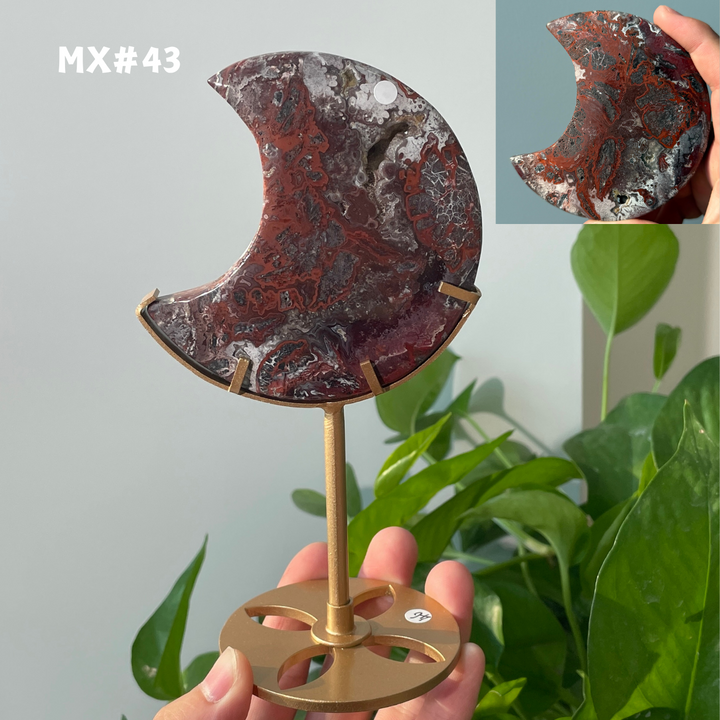 Unique, Mexican Agate Moon