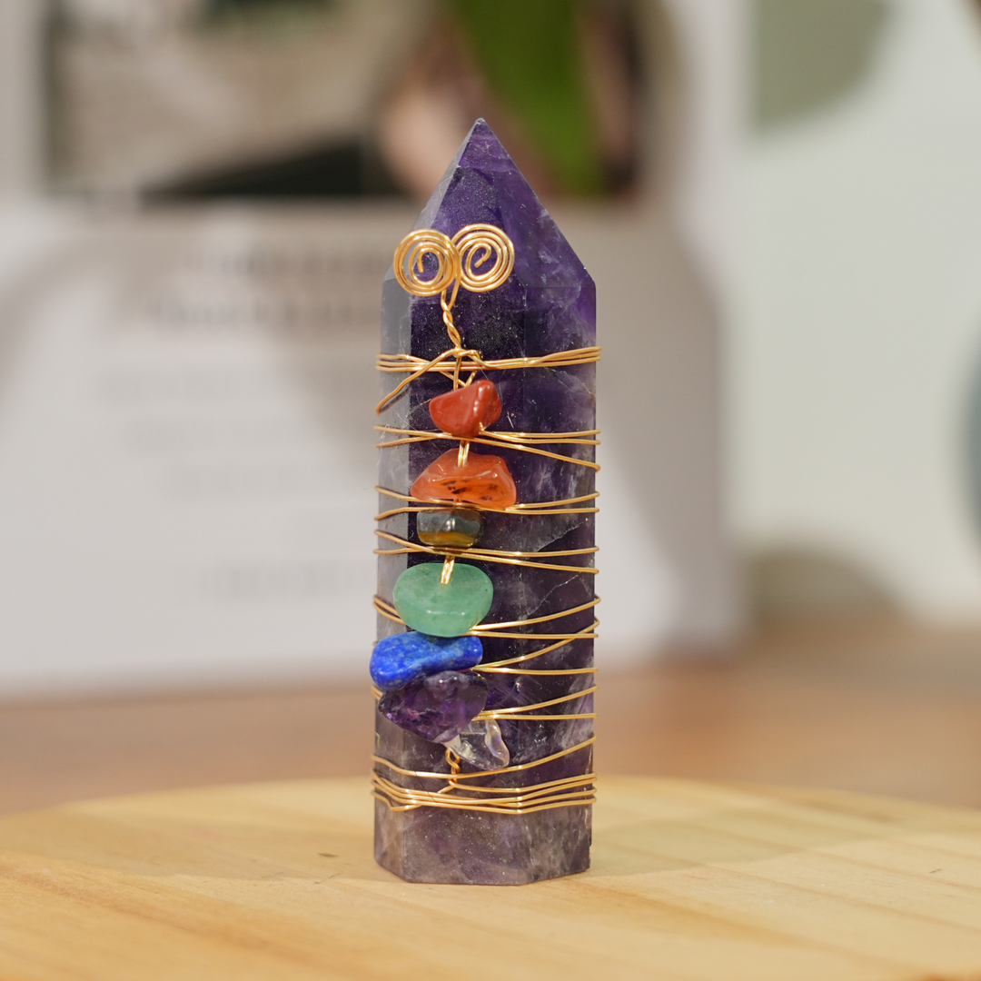 Colorful Chips Crystal Point