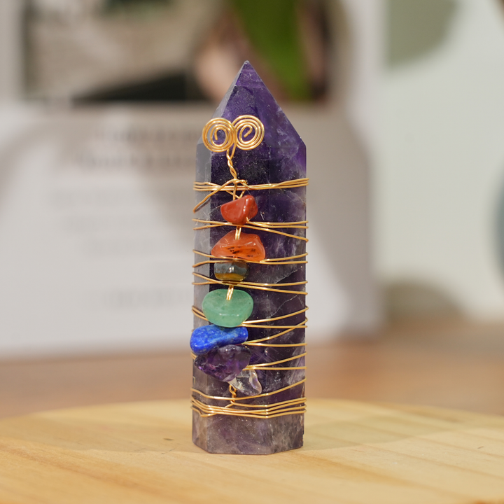 Colorful Chips Crystal Point