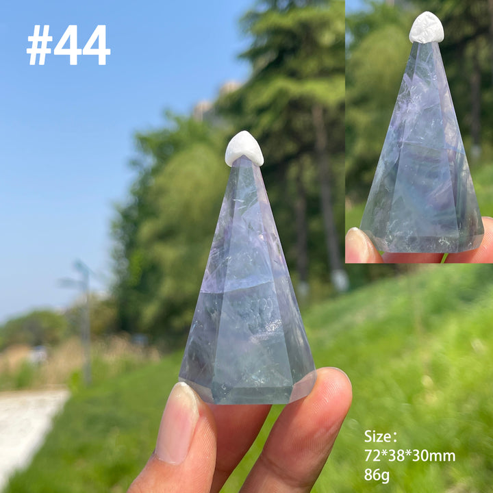 Unique,Natural Crystal Fluorite Diamond Tower
