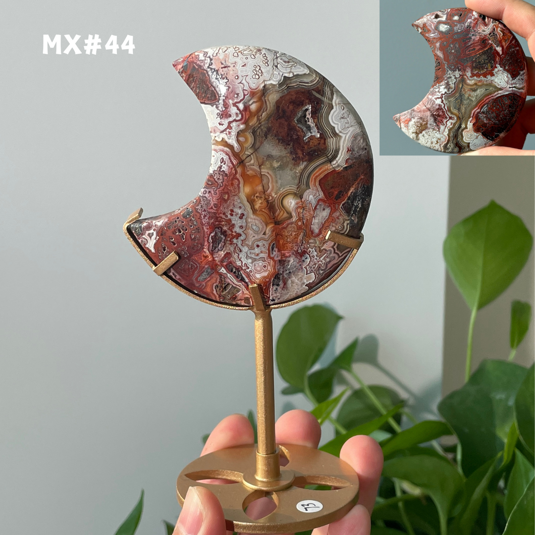 Unique, Mexican Agate Moon