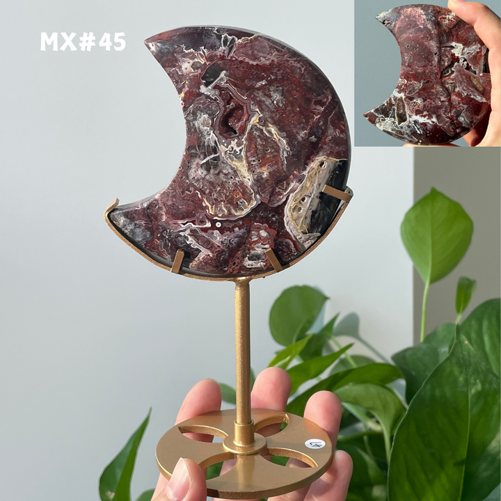 Unique, Mexican Agate Moon