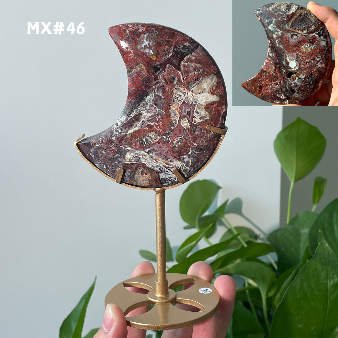 Unique, Mexican Agate Moon