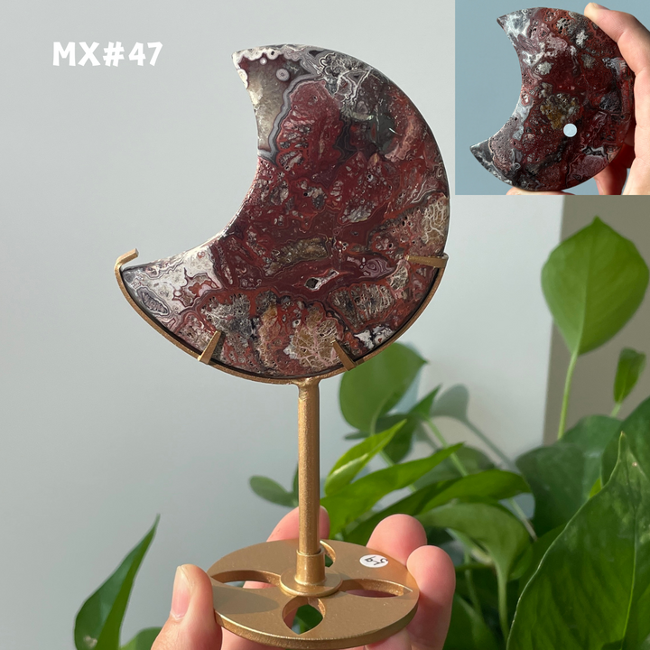 Unique, Mexican Agate Moon