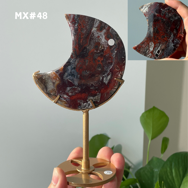 Unique, Mexican Agate Moon
