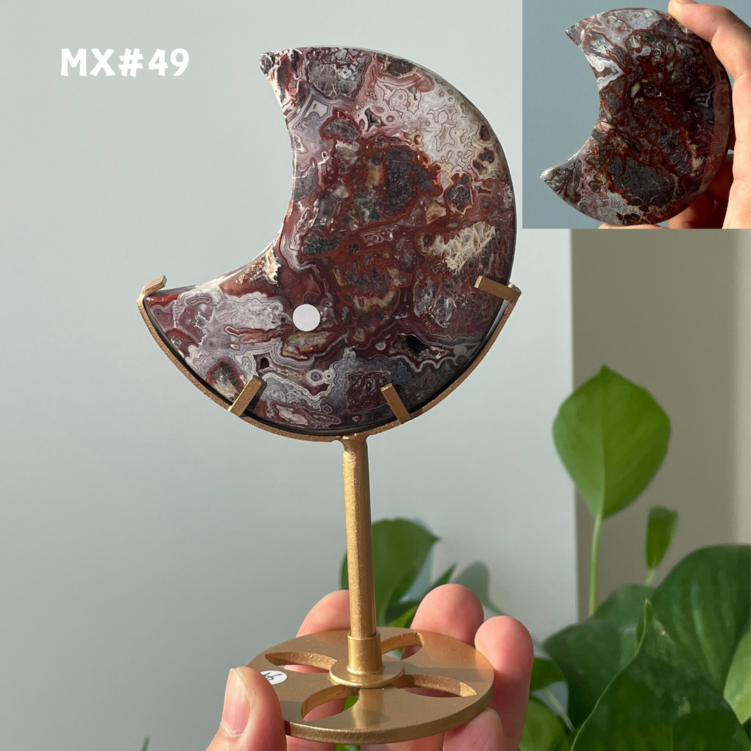 Unique, Mexican Agate Moon