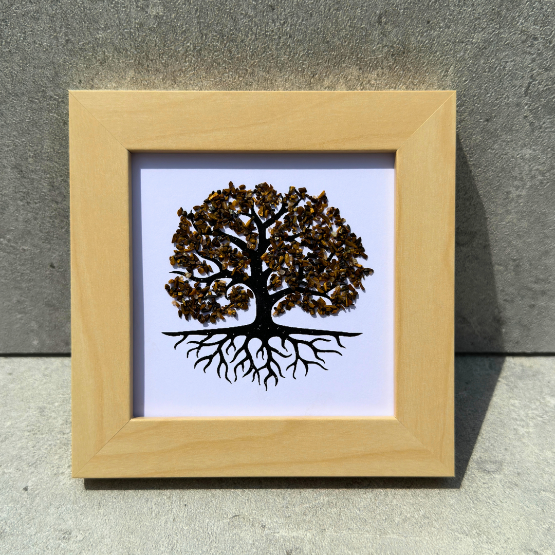 Tree of Life Roots Crystal Photo Frame