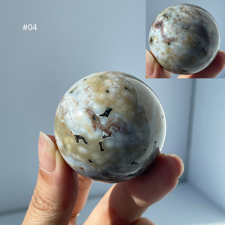 Big Sale,5th Vein Ocean Jasper Sphere