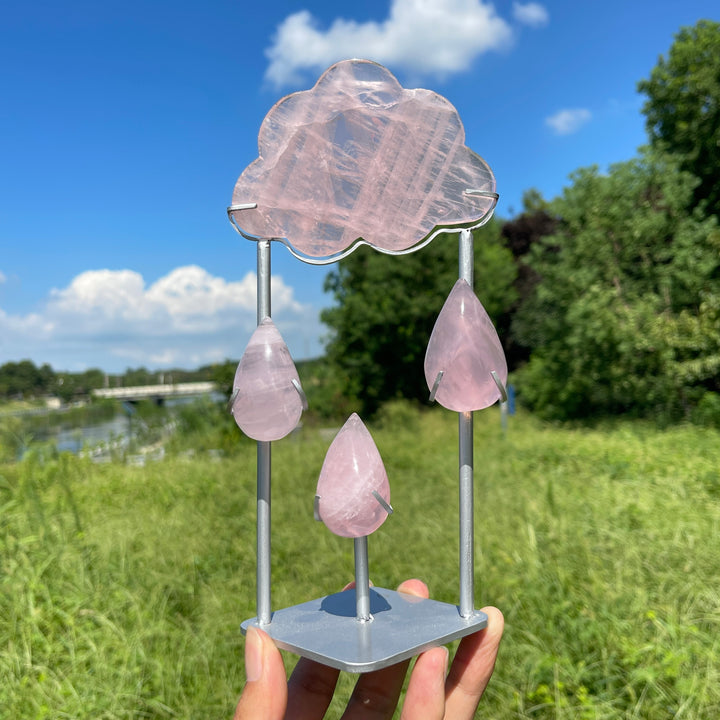 Unique,A Slightly Imperfect Natural Crystal Exquisite Cloud Raindrop