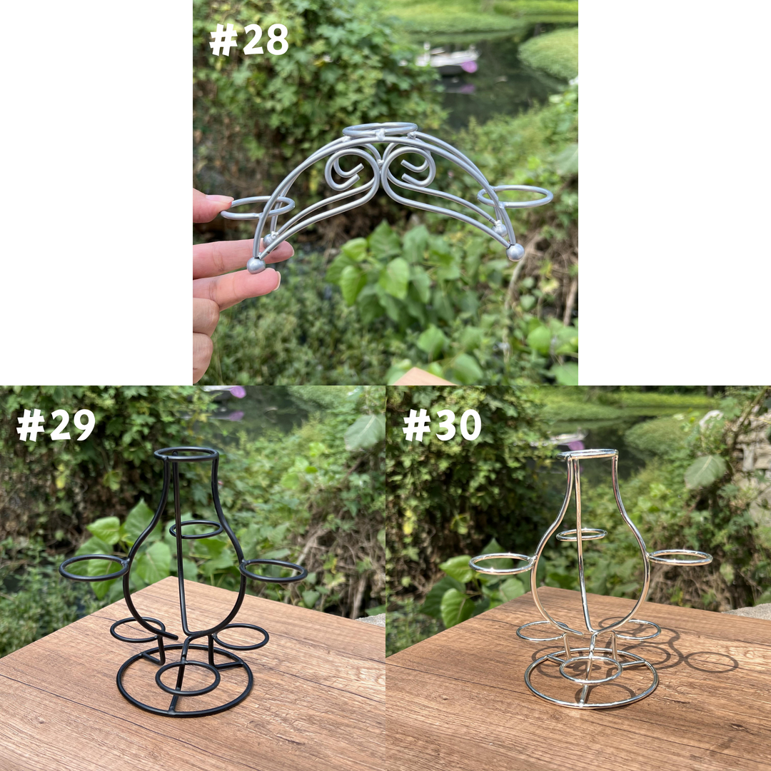 Metal Crystal Sphere Holder