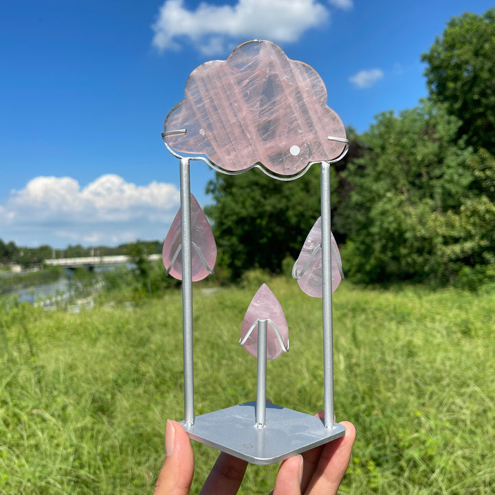 Unique,A Slightly Imperfect Natural Crystal Exquisite Cloud Raindrop