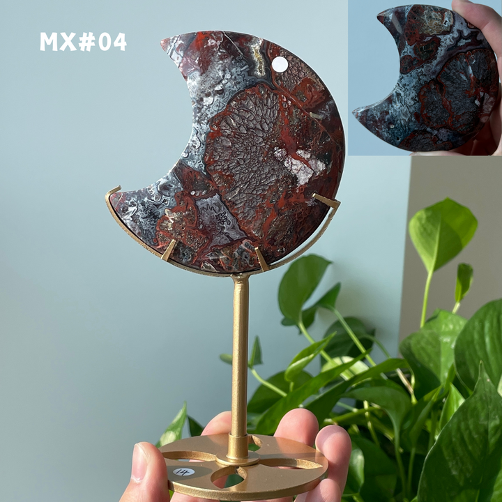 Unique, Mexican Agate Moon