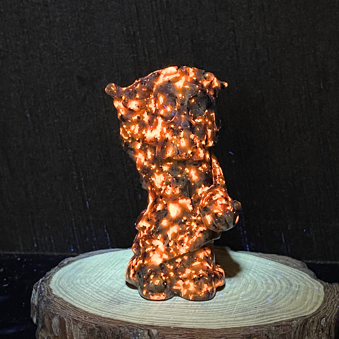 Yooperlite Carving Witch