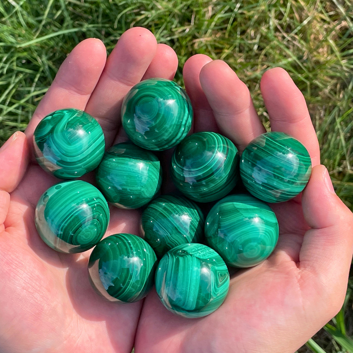 Malachite Sphere 30mm