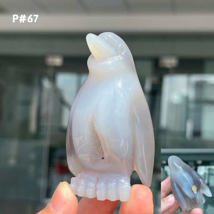 Unique, Agate Geode Penguin