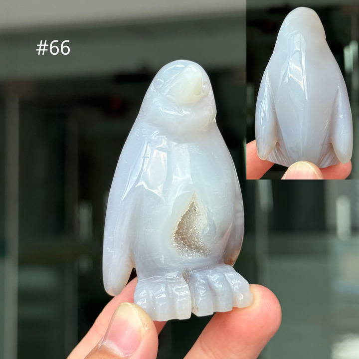 Unique, Agate Geode Penguin