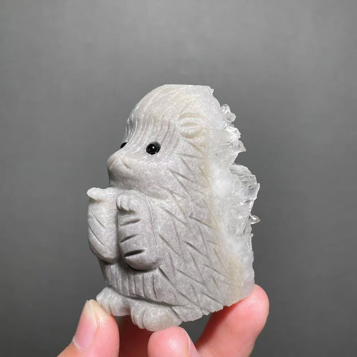 Chrysanthemum Quartz Cluster Hedgehog
