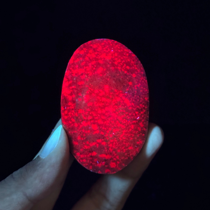 Ruby In Kyanite Palm Stone