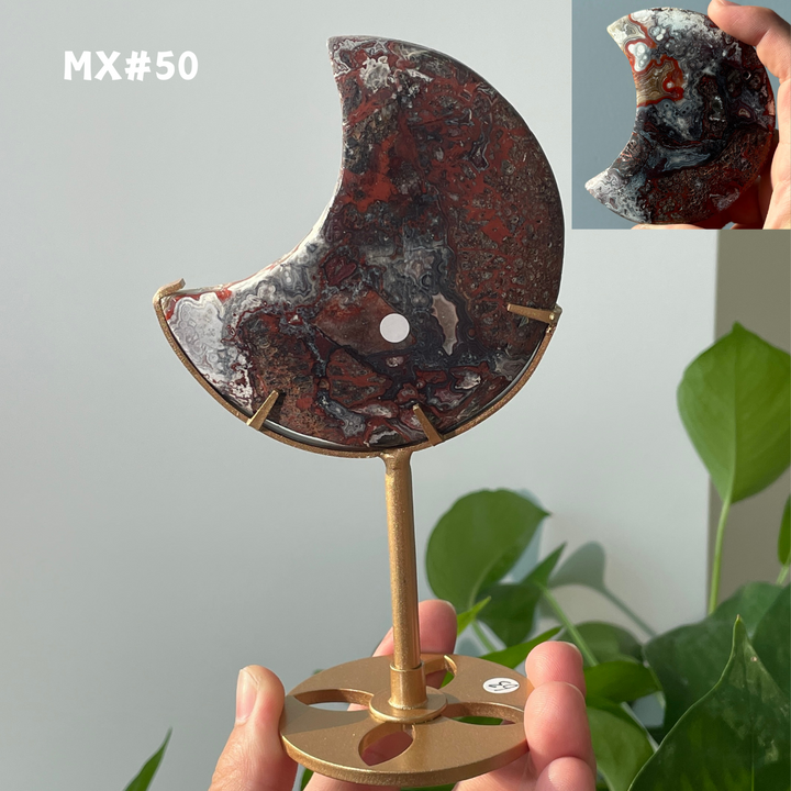 Unique, Mexican Agate Moon