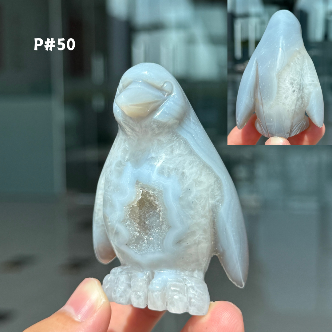 Unique, Agate Geode Penguin