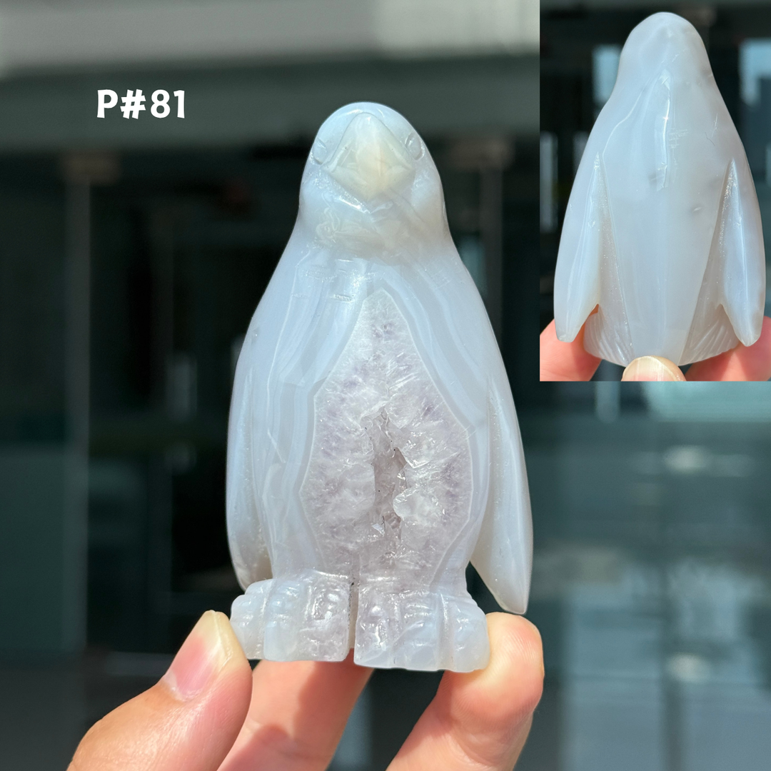 Unique, Agate Geode Penguin
