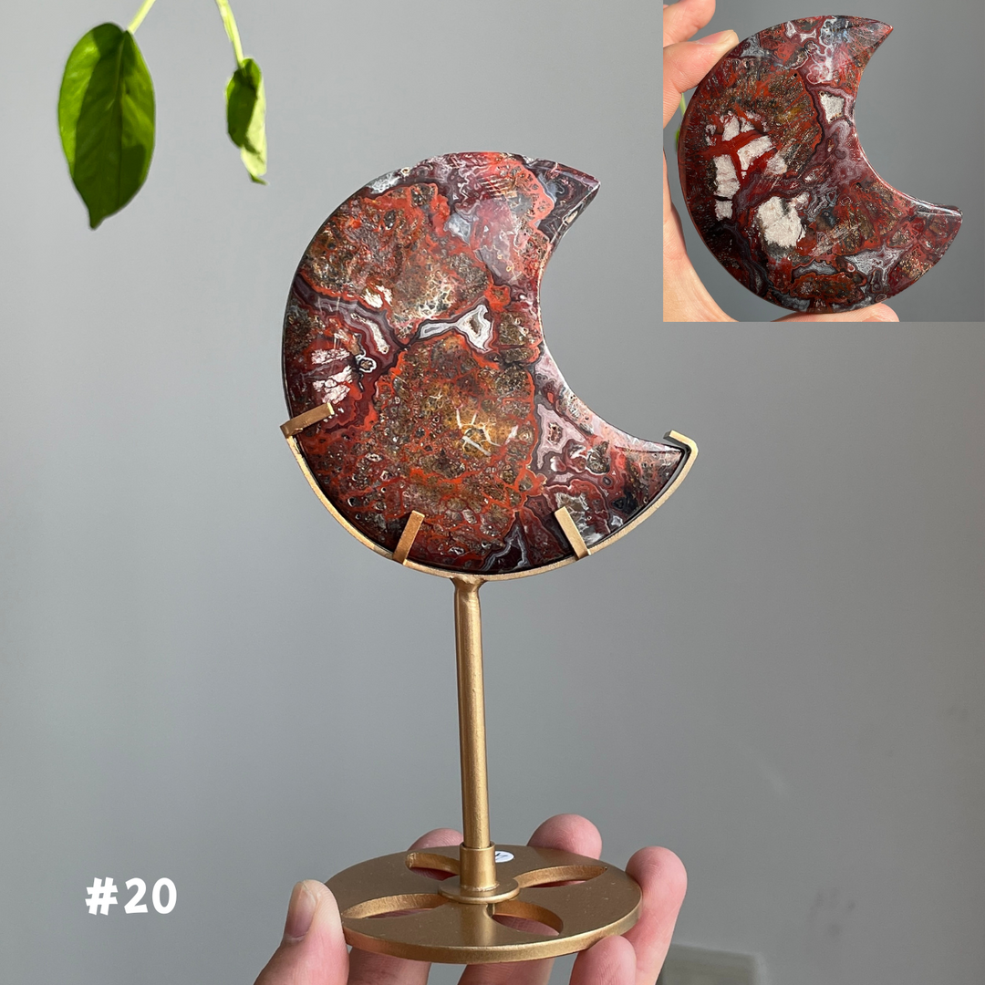 Unique, Mexican Agate Moon