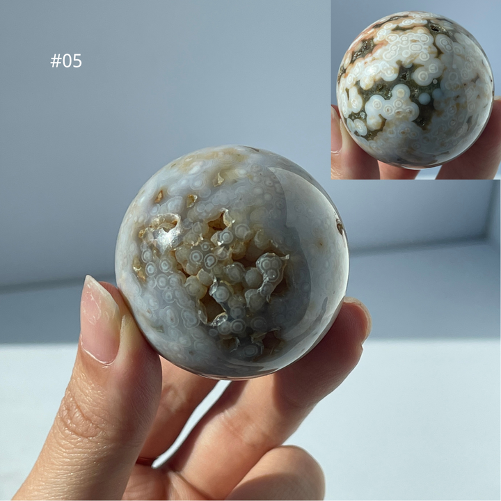 Big Sale,5th Vein Ocean Jasper Sphere