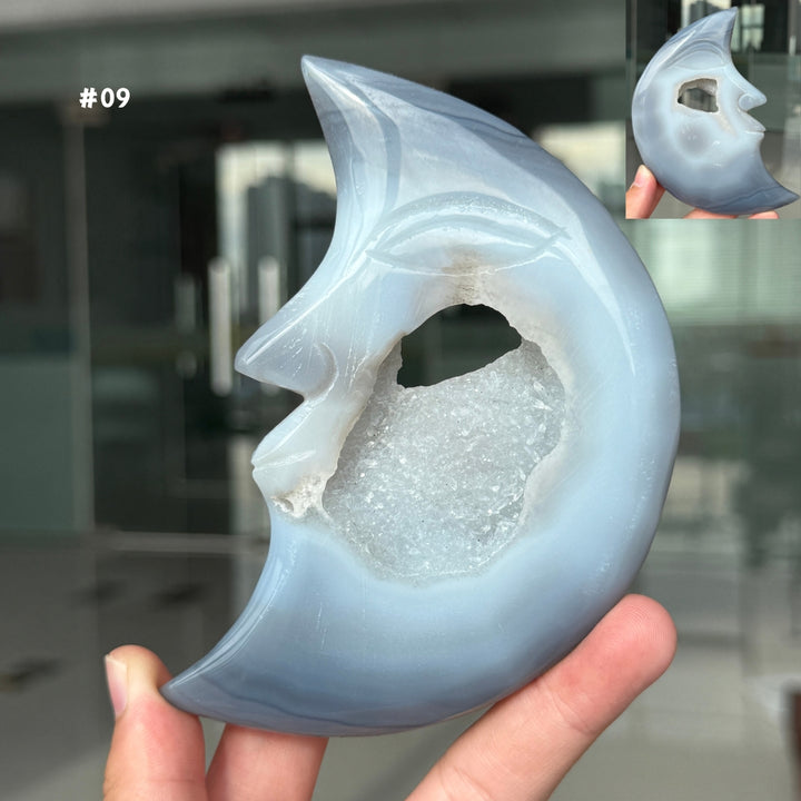 Agate Geode Moon