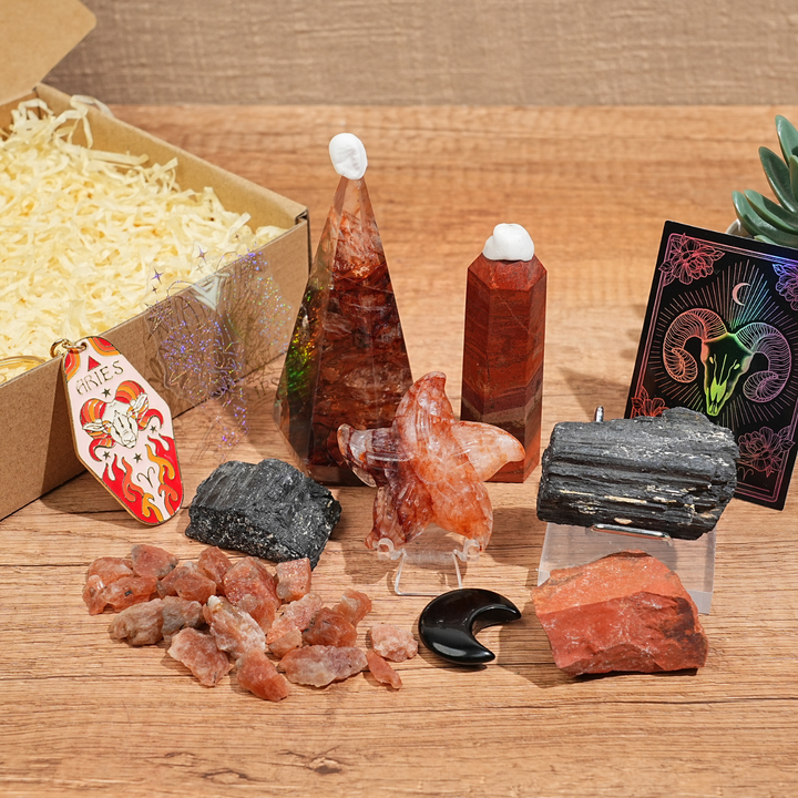 Exclusive Natural 12 Zodiac Crystal Healing Set