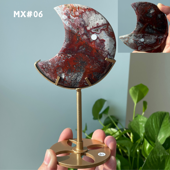Unique, Mexican Agate Moon