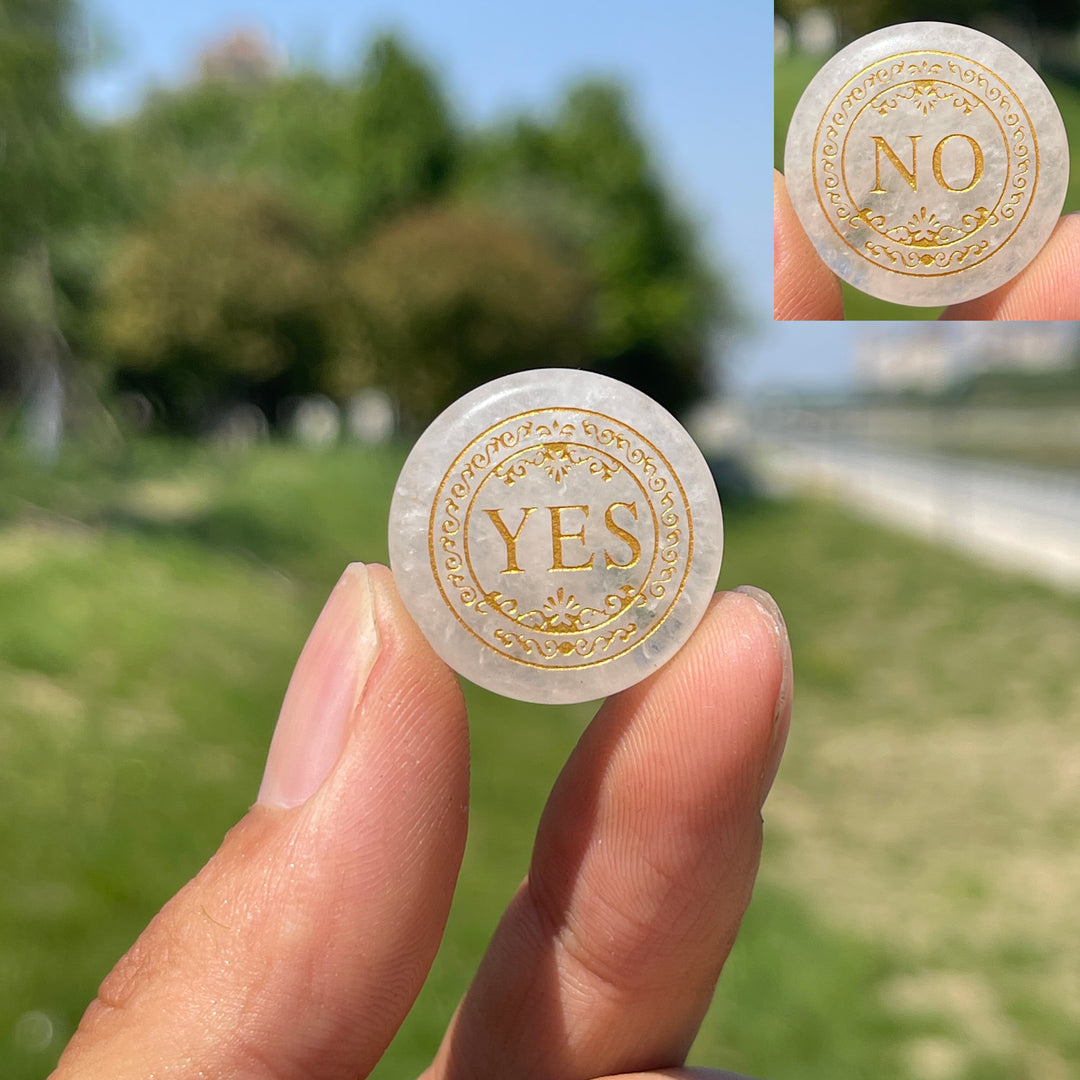 Natural Crystal Decision Coin