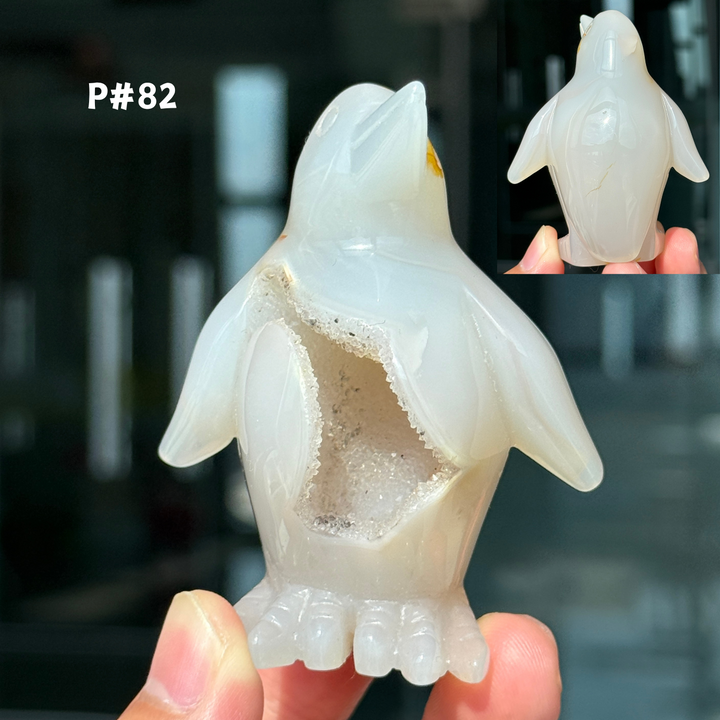 Unique, Agate Geode Penguin