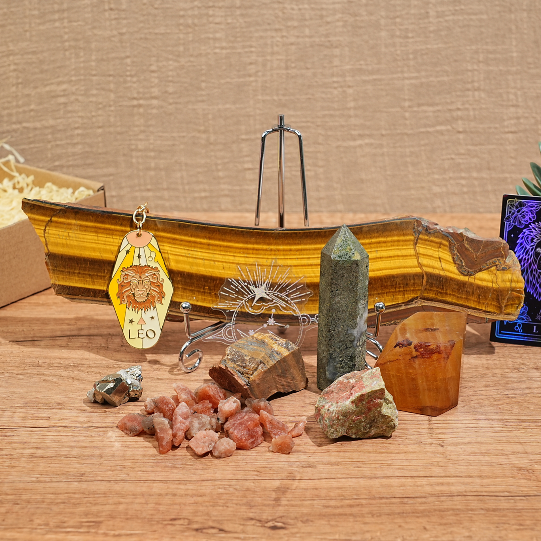 Exclusive Natural 12 Zodiac Crystal Healing Set