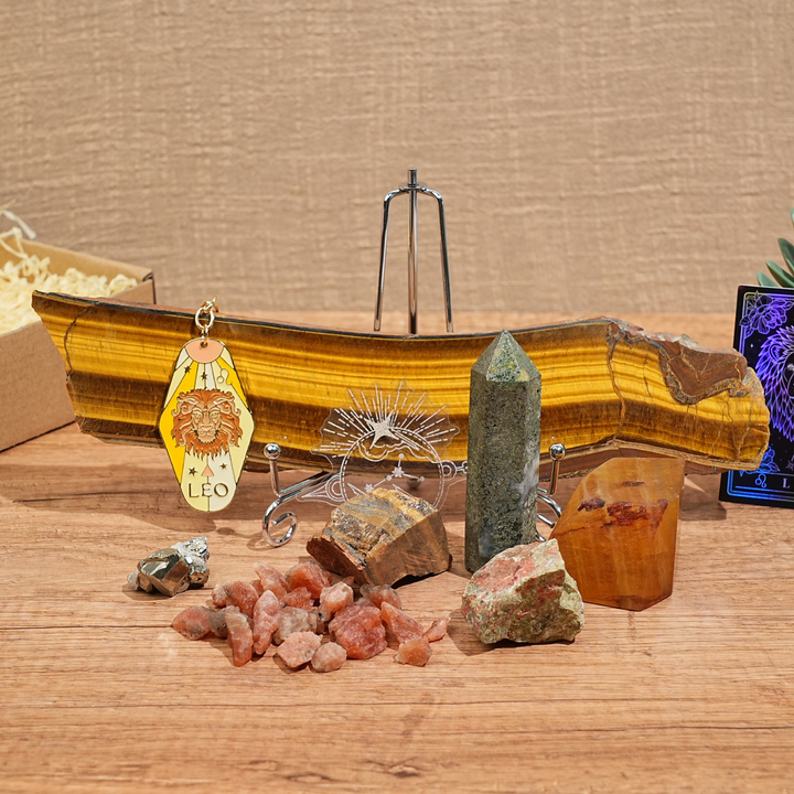 Exclusive Natural 12 Zodiac Crystal Healing Set