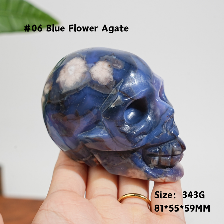 Unique,Natural Crystal Skull