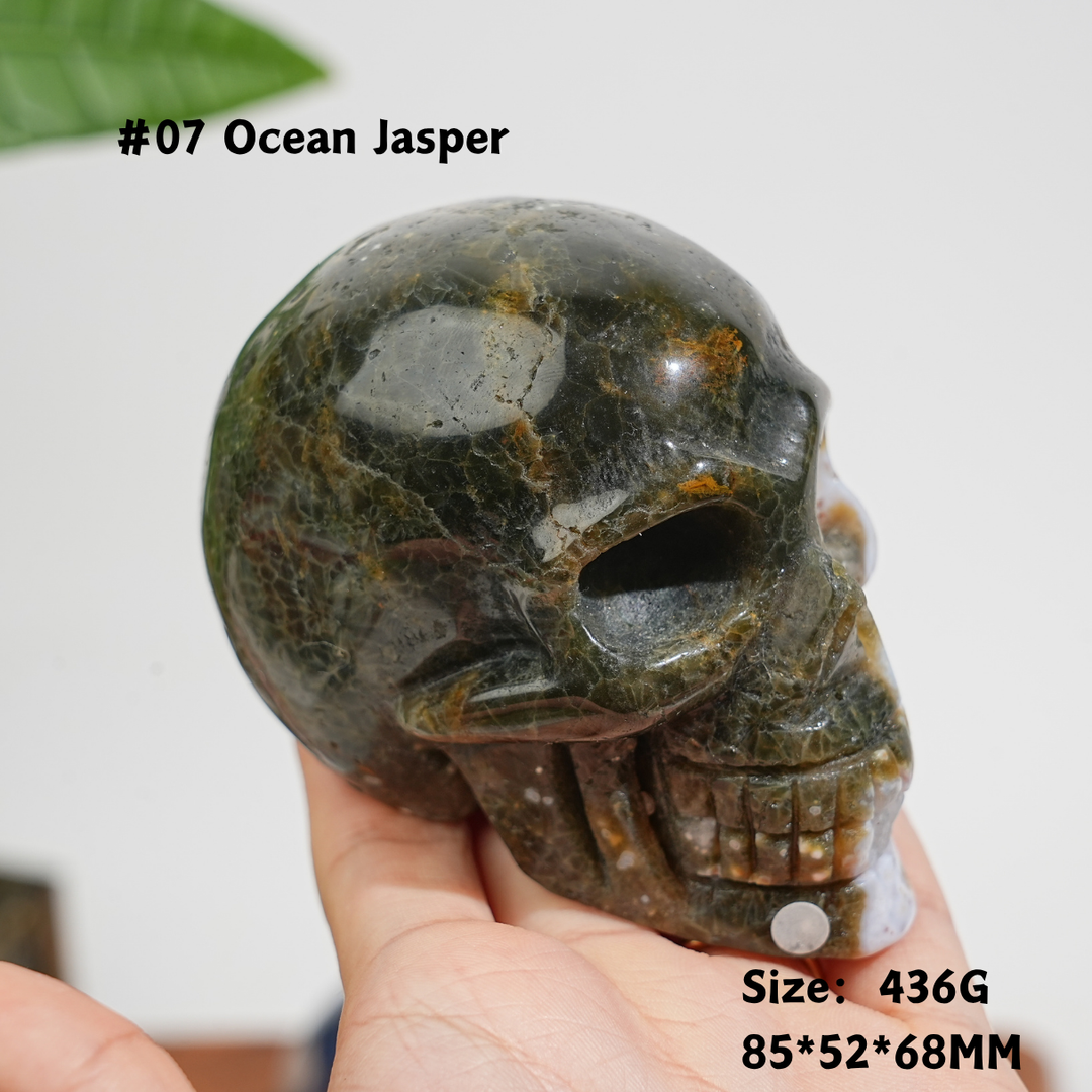 Unique,Natural Crystal Skull