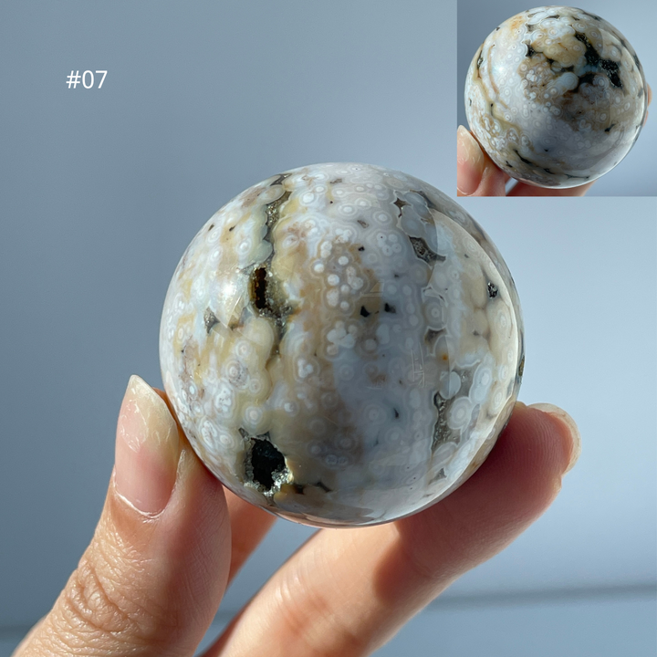 Big Sale,5th Vein Ocean Jasper Sphere