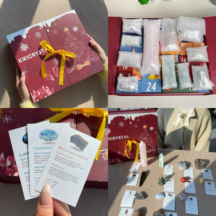 Christmas Advent Calendar Crystal Gift Box