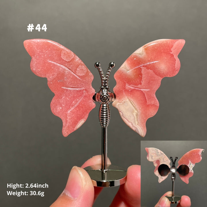 Unique,2.3"+Rhodochrosite Butterfly