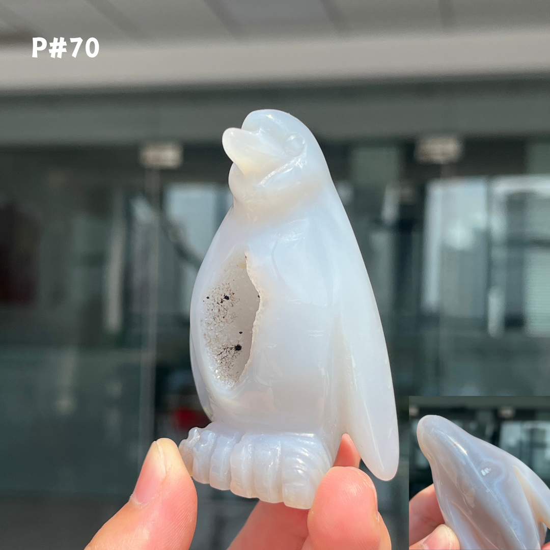 Unique, Agate Geode Penguin