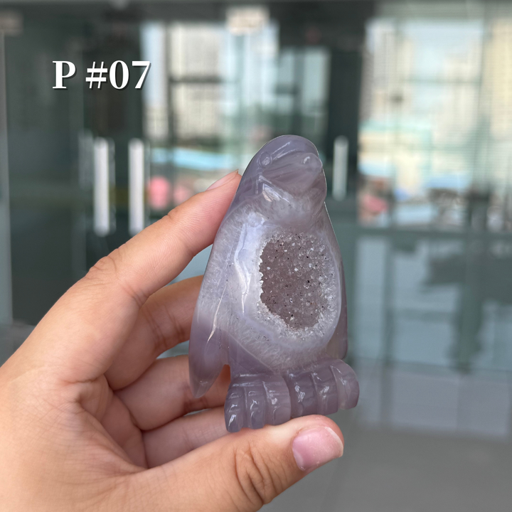 Unique, Agate Geode Penguin