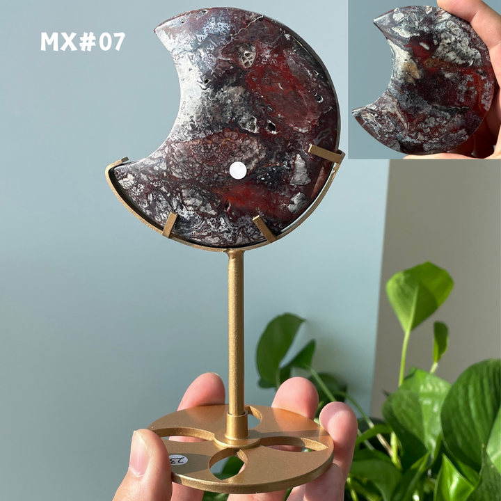 Unique, Mexican Agate Moon