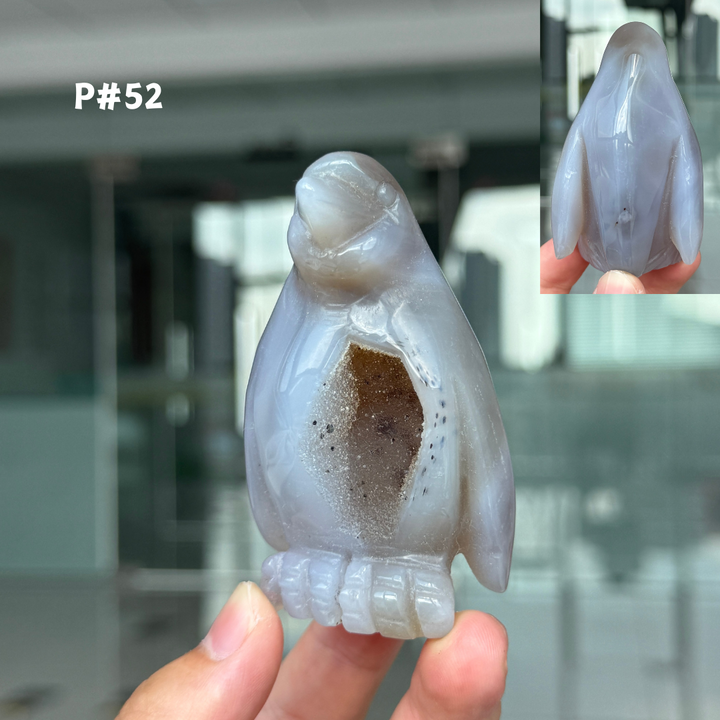 Unique, Agate Geode Penguin