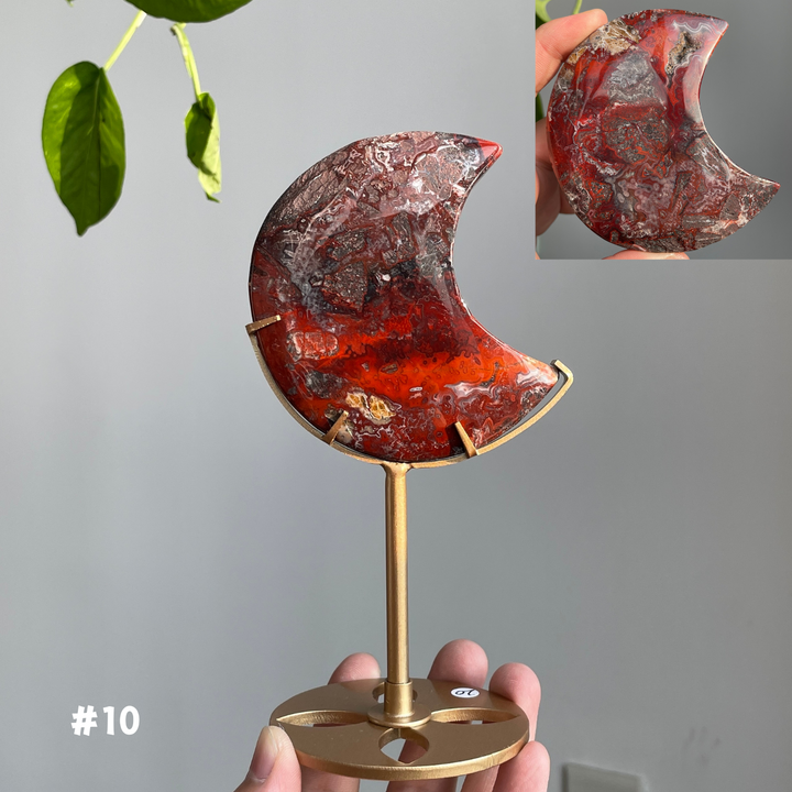 Unique, Mexican Agate Moon