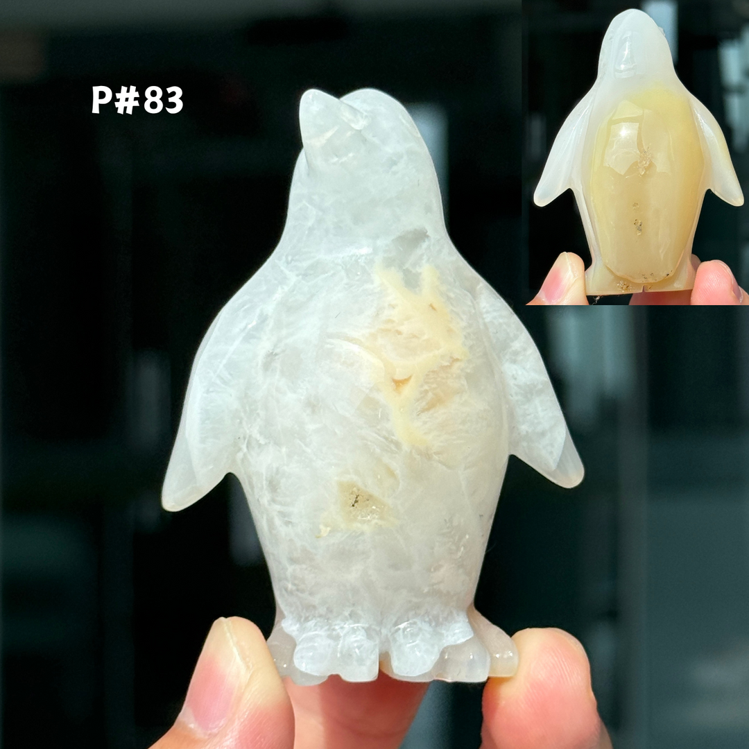 Unique, Agate Geode Penguin