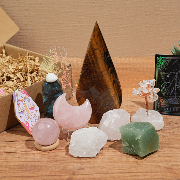 Exclusive Natural 12 Zodiac Crystal Healing Set